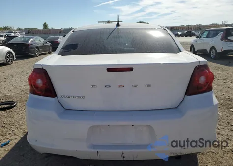 2013 Dodge Avenger Se из США, поврежденный, VIN 1C3CDZAB0DN712804